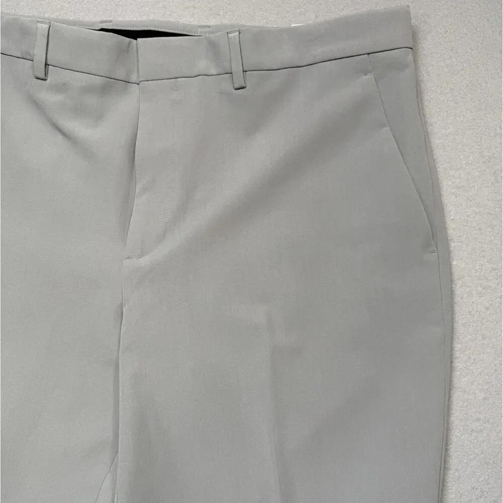 Perry Ellis Portfolio Men's Modern-Fit Stretch Pants Chiseled Stone 36x29 $95